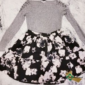 Express Floral Skirt